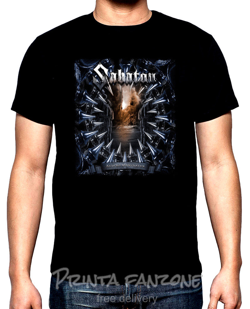 T-SHIRTS Sabaton, Atero Dominatus, men's t-shirt, 100% cotton, S to 5XL